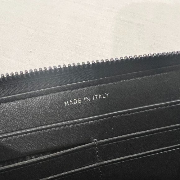 NEW *RARE* Chanel Chevron Wallet Black/Black Lambskin - Picture 6 of 10